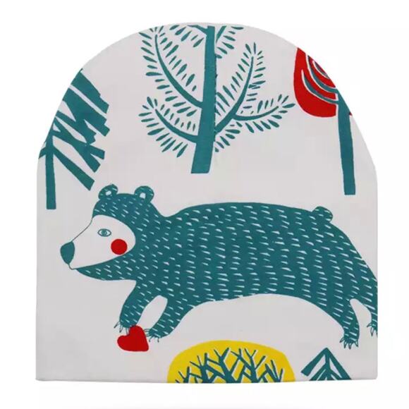 New Blue bear boy girl’s beanie 6 months-3 years - Picture 1 of 1